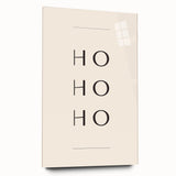 Minimalist Ho Ho Ho Christmas Wall Decor - Holiday Wall Art