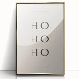 Minimalist Ho Ho Ho Christmas Wall Decor - Holiday Wall Art