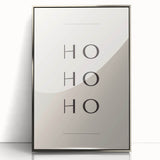 Minimalist Ho Ho Ho Christmas Wall Decor - Holiday Wall Art