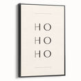 Minimalist Ho Ho Ho Christmas Wall Decor - Holiday Wall Art