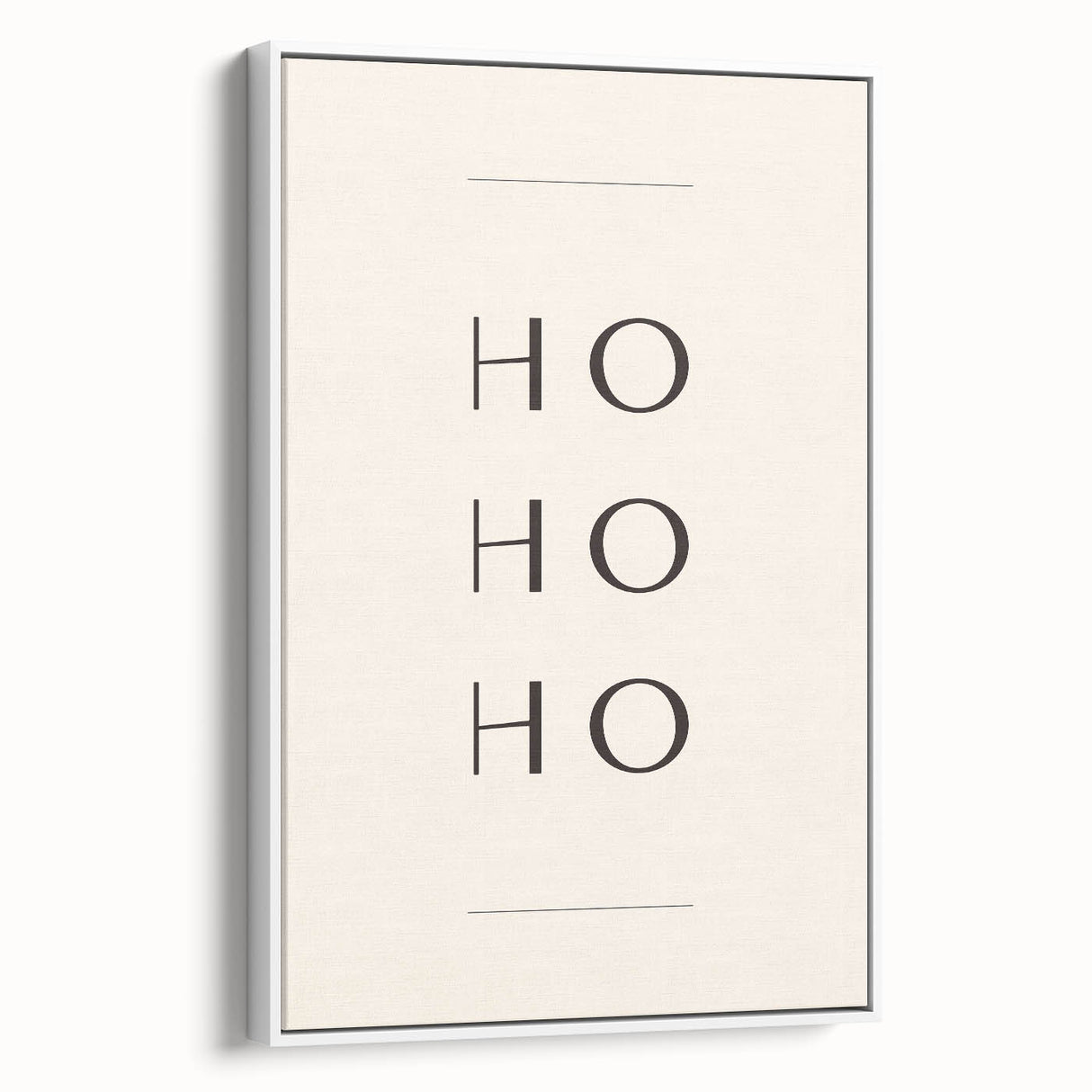 Minimalist Ho Ho Ho Christmas Wall Decor - Holiday Wall Art