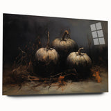 Spooky Wall Art - Dark Gothic Pumpkin Still Life