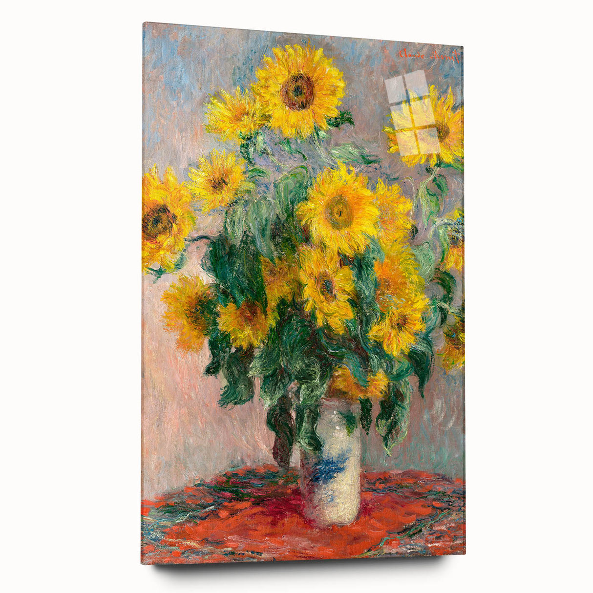 Claude Monet's Bouquet of Sunflowers - Vibrant Impressionist Floral Art