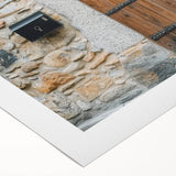 Rolled canvas showcasing a vibrant landscape barn design, featuring rich colors and detailed textures, securely packaged in a protective cardboard tube for art lovers and home decor enthusiasts.