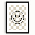 Lightning Smiley Boys Room Wall Art – Kids Wall Art Prints