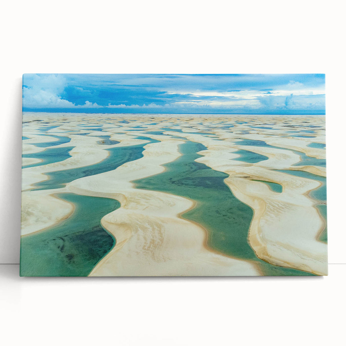 Black and white large art print of a Brazilian landscape on stretched canvas, ideal for kitchen wall art or bedroom ambiance.