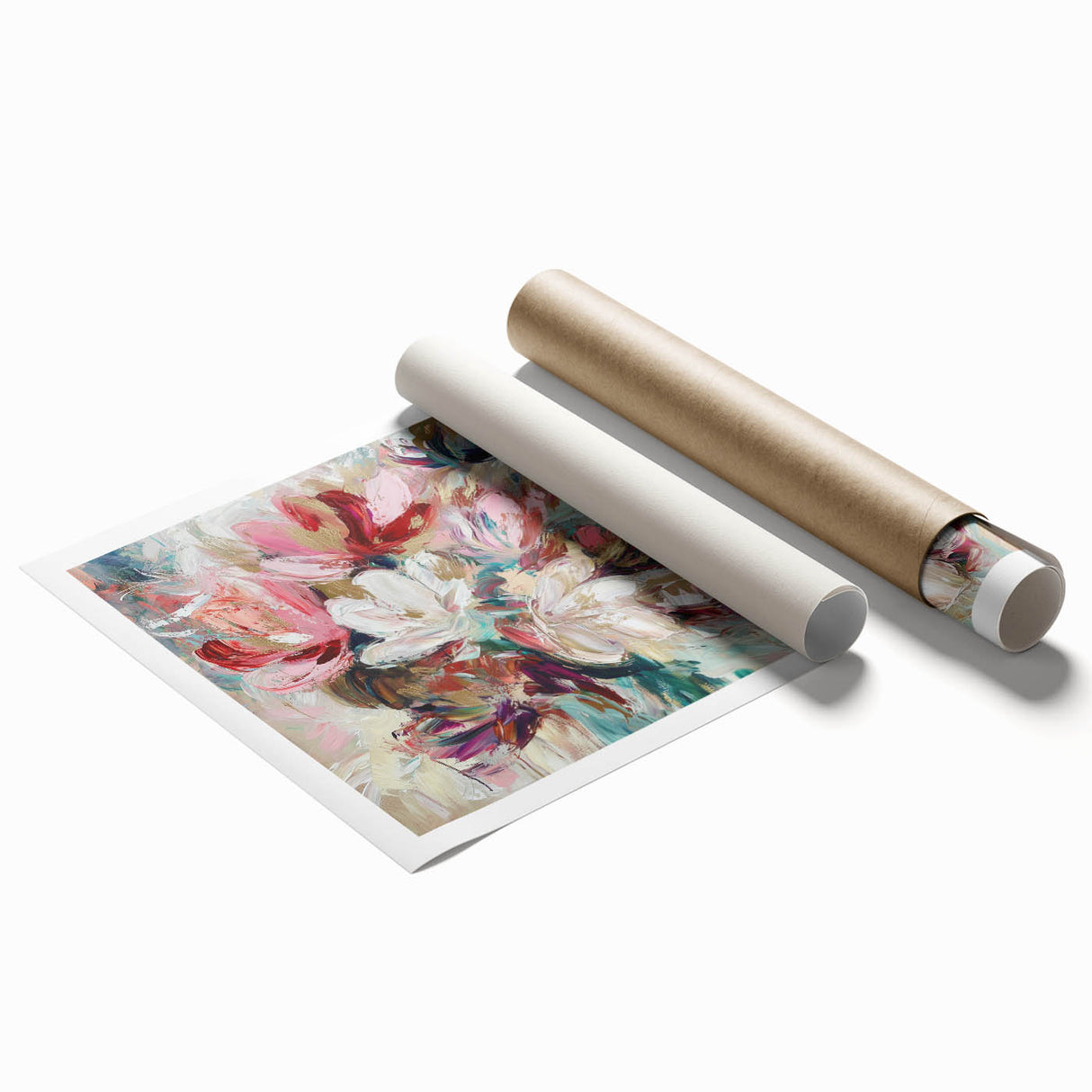 Elegant Floral Abstract – Modern Canvas & Framed Wall Art