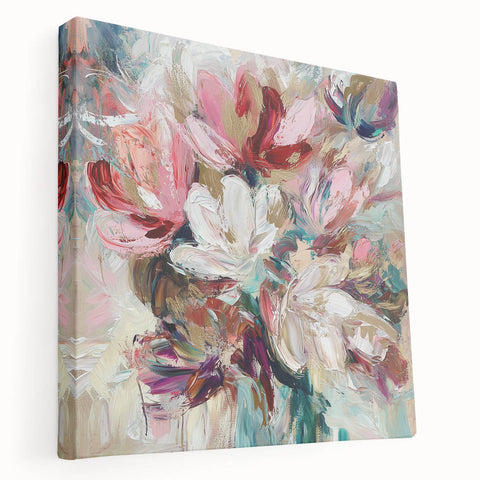 Elegant Floral Abstract – Modern Canvas & Framed Wall Art