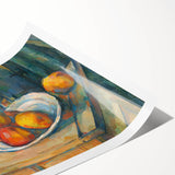 Impressionist Landscape - Sunset Over Hills Wall Art Print