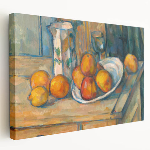 Impressionist Landscape - Sunset Over Hills Wall Art Print