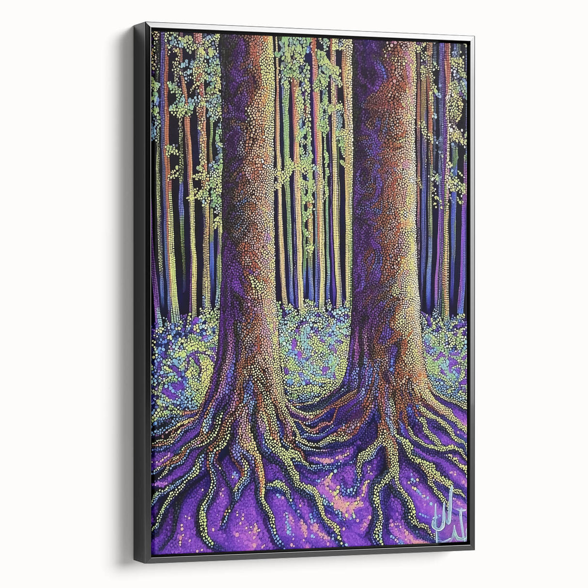 Enchanted Forest – Abstract Tree Canvas & Framed Wall Art