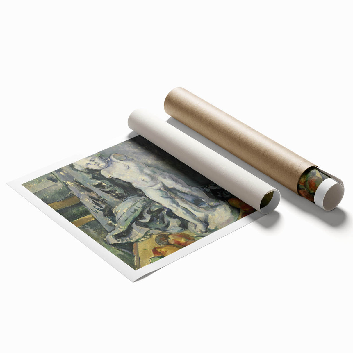 Impressionist Landscape - River and Trees at Dusk Wall Art Print