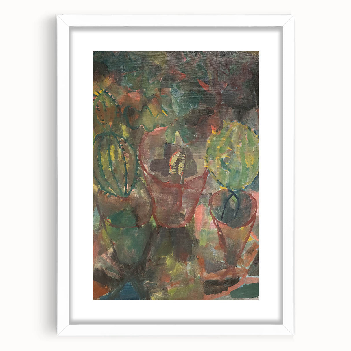 Abstract Cactus Art by Paul Klee - Modern Prints for Contemporary Decor