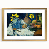 Impressionist Still Life - Teapot and Fruit Wall Art Print