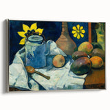 Impressionist Still Life - Teapot and Fruit Wall Art Print