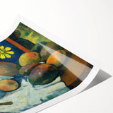 Impressionist Still Life - Teapot and Fruit Wall Art Print