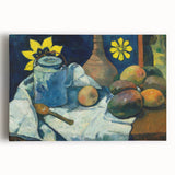 Impressionist Still Life - Teapot and Fruit Wall Art Print