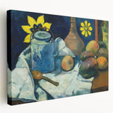 Impressionist Still Life - Teapot and Fruit Wall Art Print