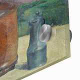 Impressionist Landscape - River and Mountains Wall Art Print