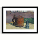 Impressionist Landscape - River and Mountains Wall Art Print