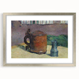 Impressionist Landscape - River and Mountains Wall Art Print