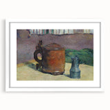 Impressionist Landscape - River and Mountains Wall Art Print