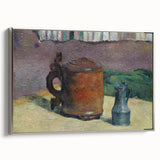 Impressionist Landscape - River and Mountains Wall Art Print