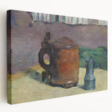 Impressionist Landscape - River and Mountains Wall Art Print