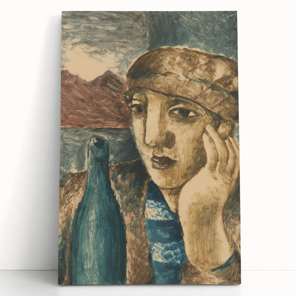 Drunk by Mikuláš Galanda - Abstract Modern Portrait for Wall Decor