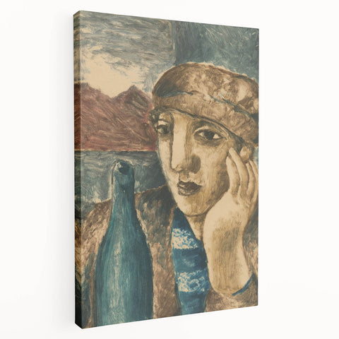 Drunk by Mikuláš Galanda - Abstract Modern Portrait for Wall Decor