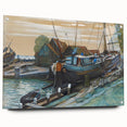 Abstract Modern Art: Drydock Serenity by Piet Mondrian