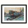 Abstract Modern Art: Drydock Serenity by Piet Mondrian