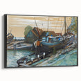Abstract Modern Art: Drydock Serenity by Piet Mondrian