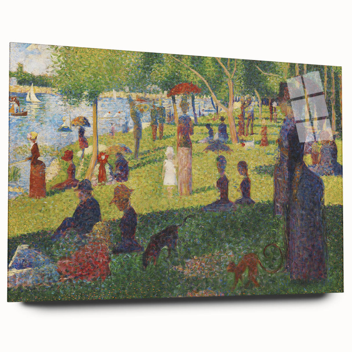 Impressionist Sunset Over Water - Vibrant Sky Wall Art Print