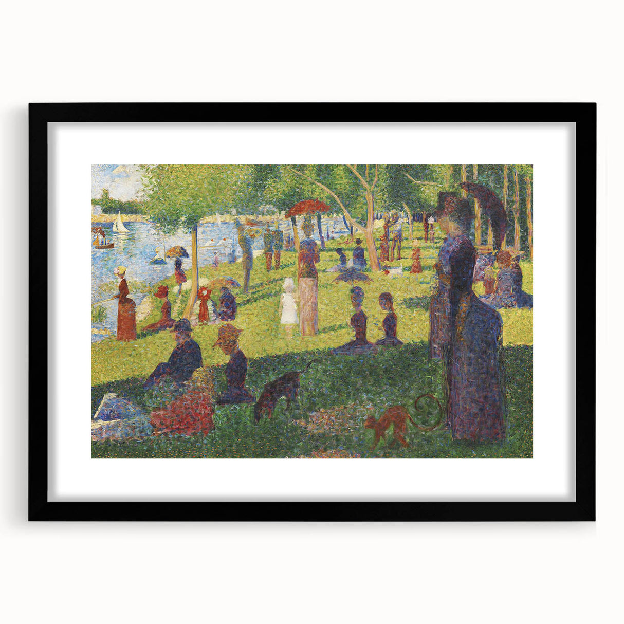 Impressionist Sunset Over Water - Vibrant Sky Wall Art Print