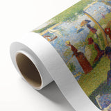 Impressionist Sunset Over Water - Vibrant Sky Wall Art Print