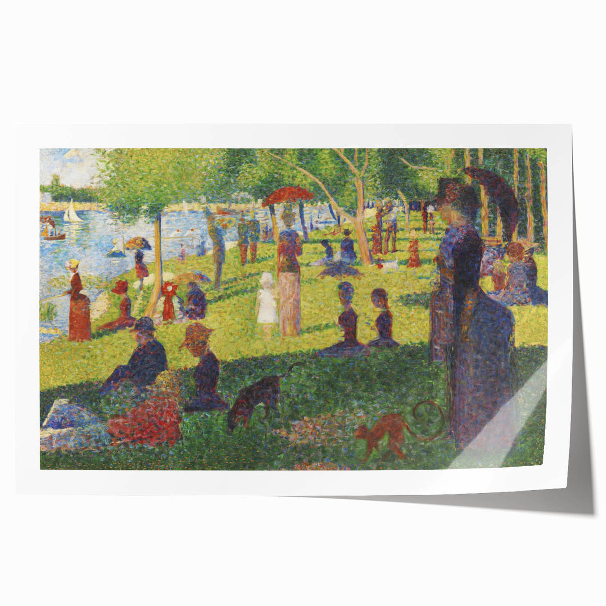 Impressionist Sunset Over Water - Vibrant Sky Wall Art Print