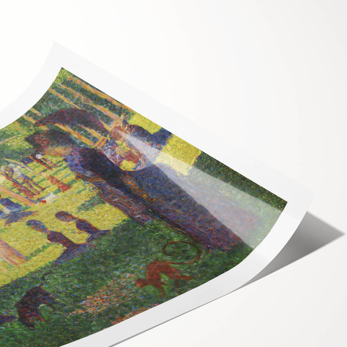 Impressionist Sunset Over Water - Vibrant Sky Wall Art Print