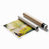 Impressionist Countryside Landscape - Rolling Hills Wall Art Print