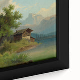Famous Romantic Era Art: Alpine Landscape - Romanticism Canvas Print