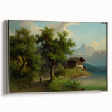 Famous Romantic Era Art: Alpine Landscape - Romanticism Canvas Print