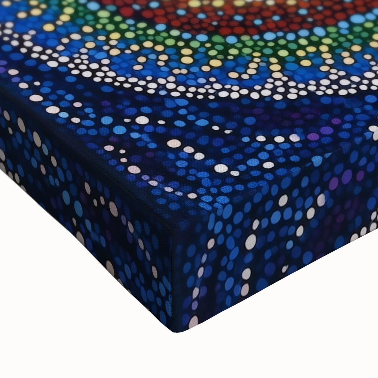 Vibrant Mandala Dot Art – Modern Living Room Canvas Wall Art
