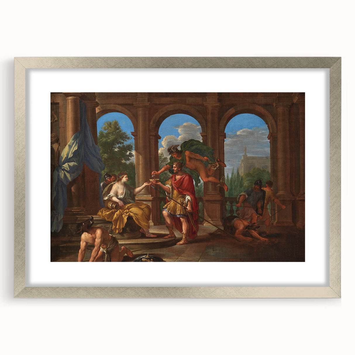 Classic Rococo Art Print – Timeless Antique Design for Home Décor