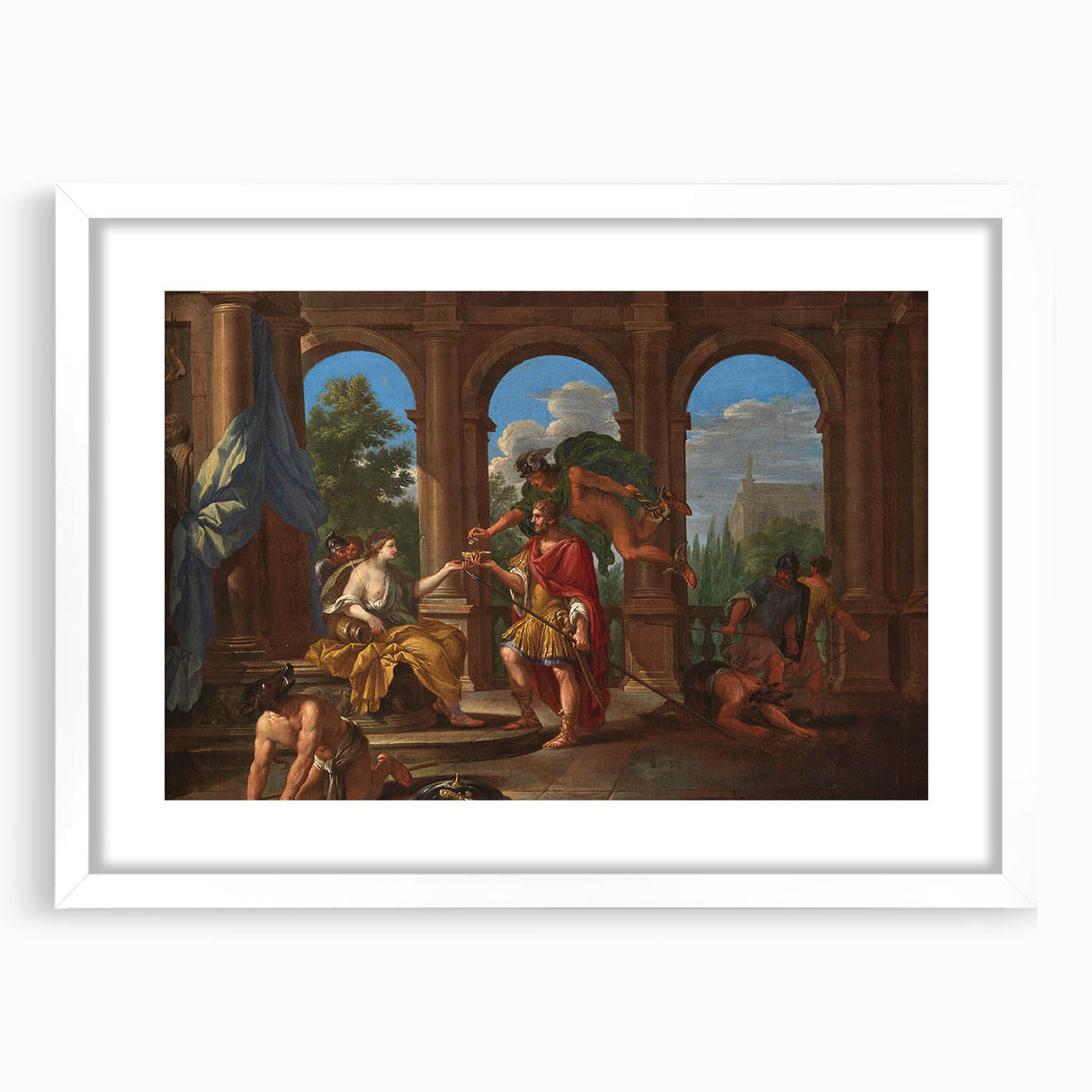 Classic Rococo Art Print – Timeless Antique Design for Home Décor