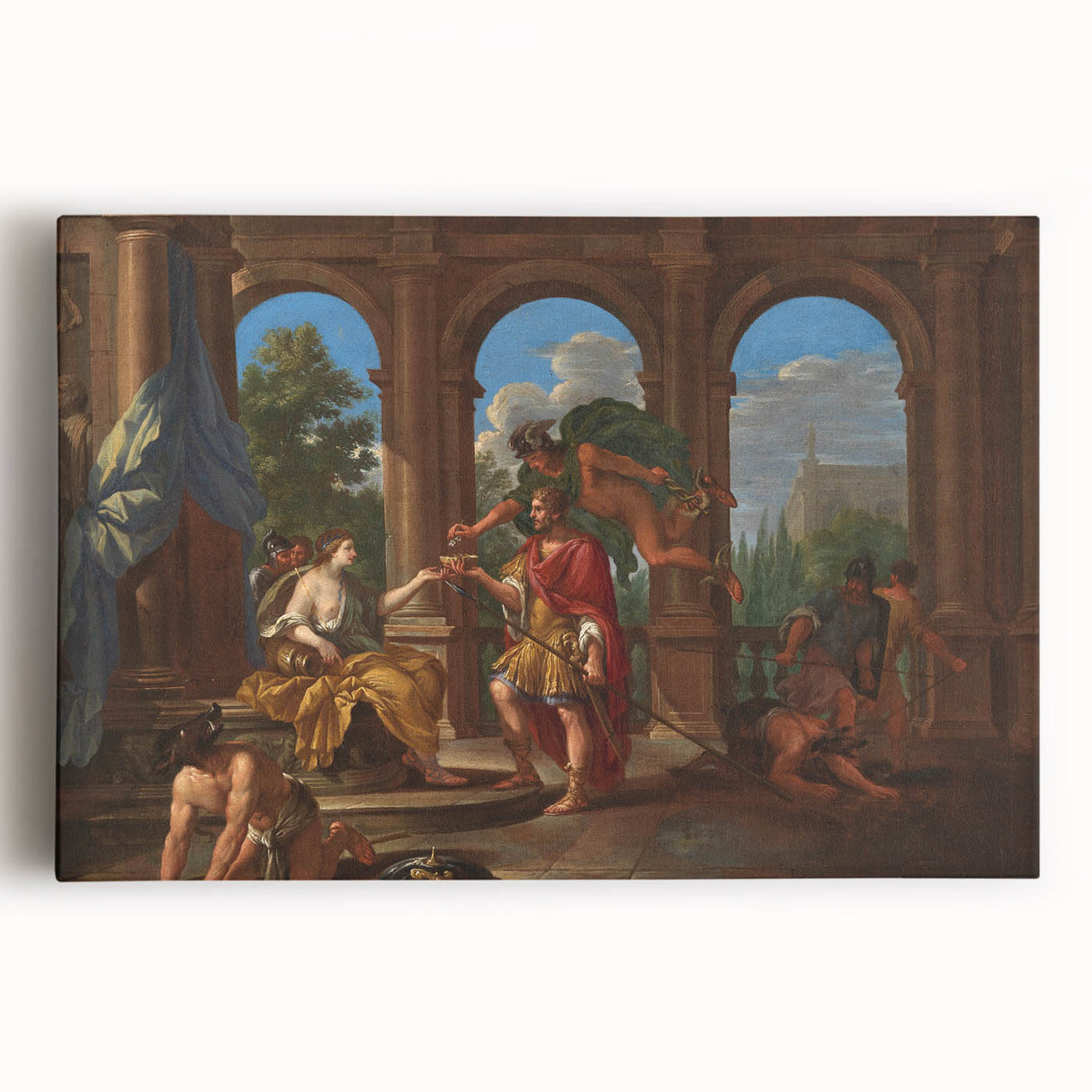 Classic Rococo Art Print – Timeless Antique Design for Home Décor