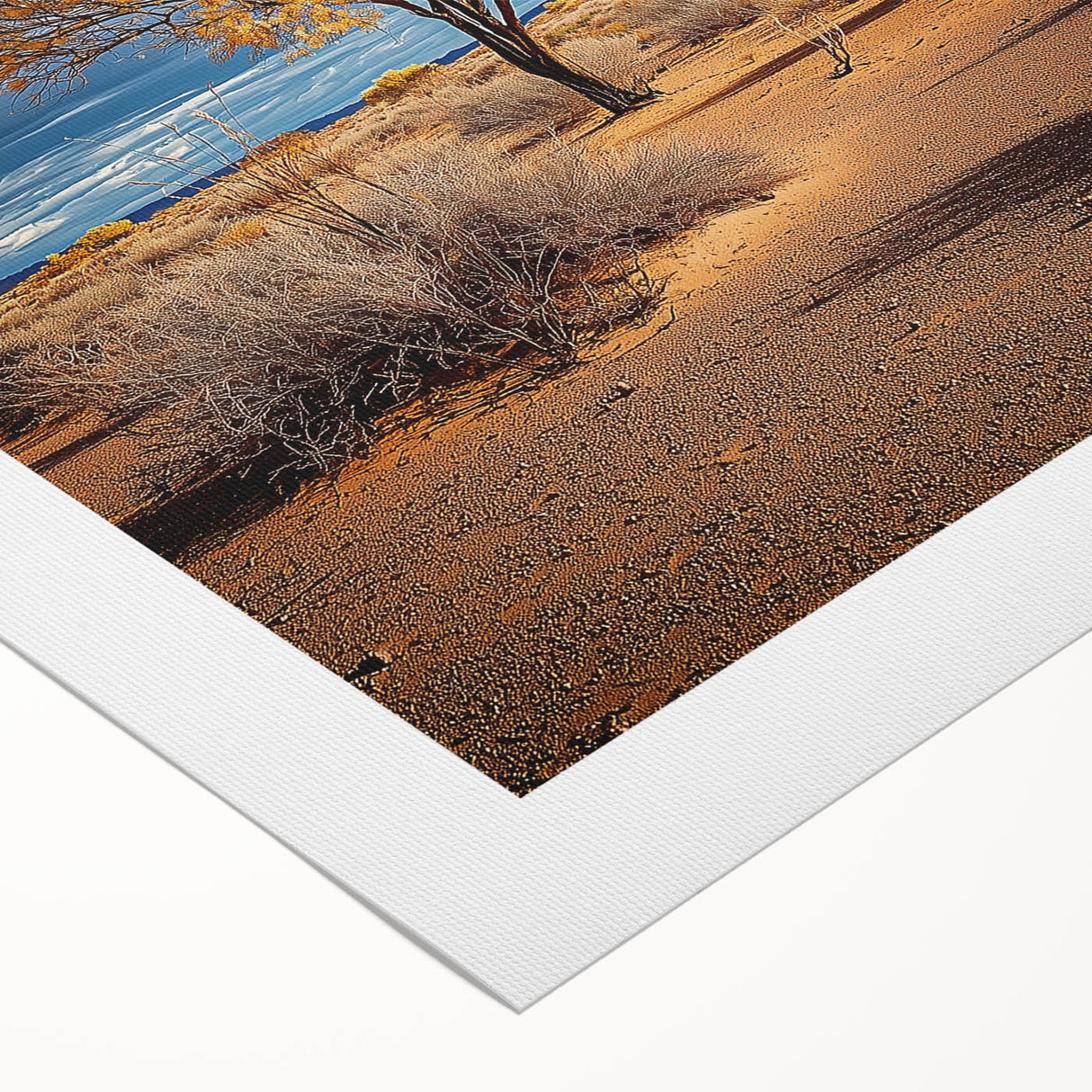 Vibrant rolled canvas showcasing a stunning landscape design with rolling green fields and a serene sky, ideal for home decoration and art enthusiasts.
