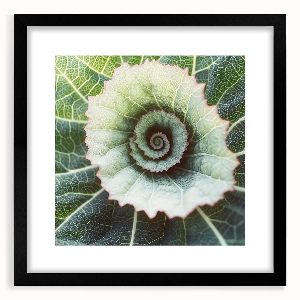 Extra large framed abstract art print featuring textured, colorful leaves, ideal for living room decor.