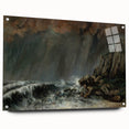 Dramatic Realism Seascape | Marine: The Waterspout by Courbet Print