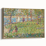 Impressionist Urban Scene - Street and Buildings Wall Art Print