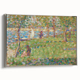 Impressionist Urban Scene - Street and Buildings Wall Art Print